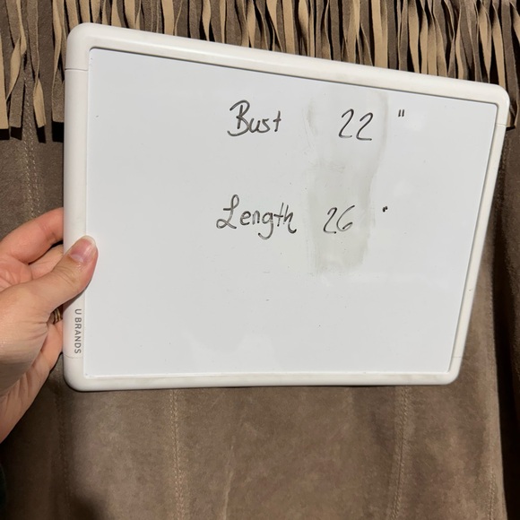 Alfani Vtg Women’s Fringe Leather Suede Jacket Size L Western Boho Festival - Picture 9 of 9